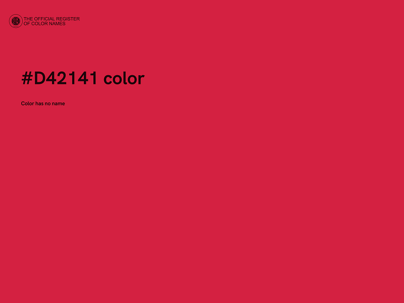 #D42141 color image