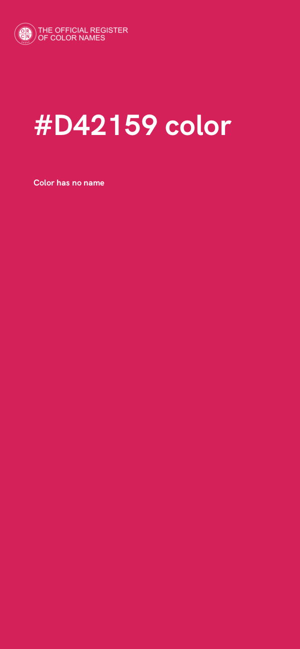 #D42159 color image