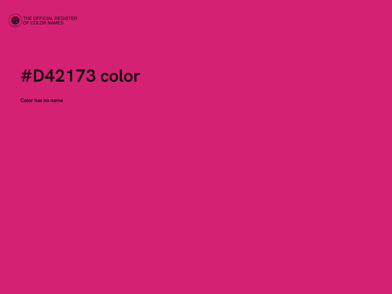 #D42173 color image