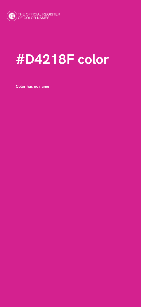 #D4218F color image