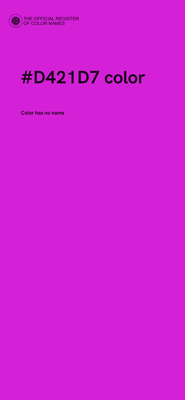 #D421D7 color image