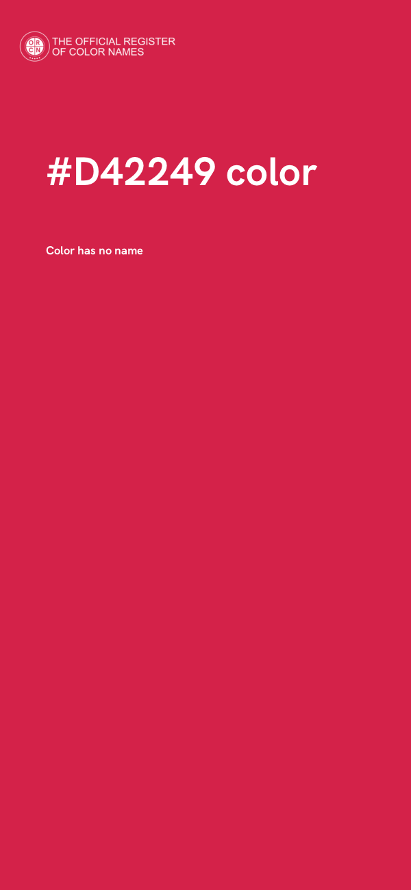 #D42249 color image