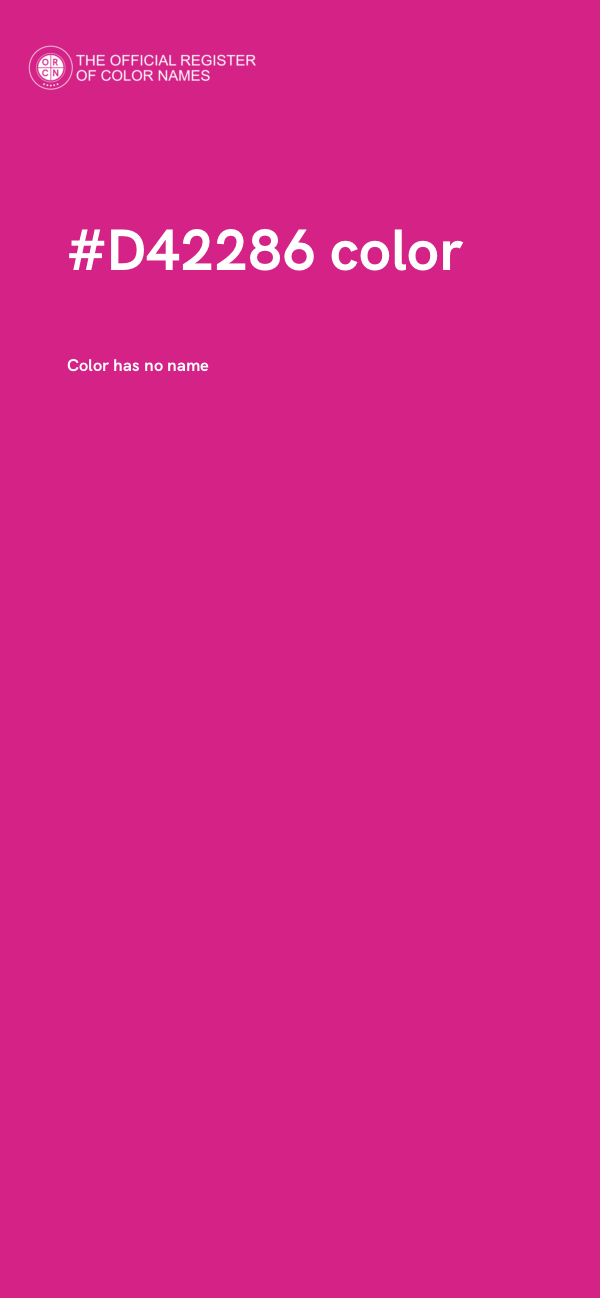#D42286 color image