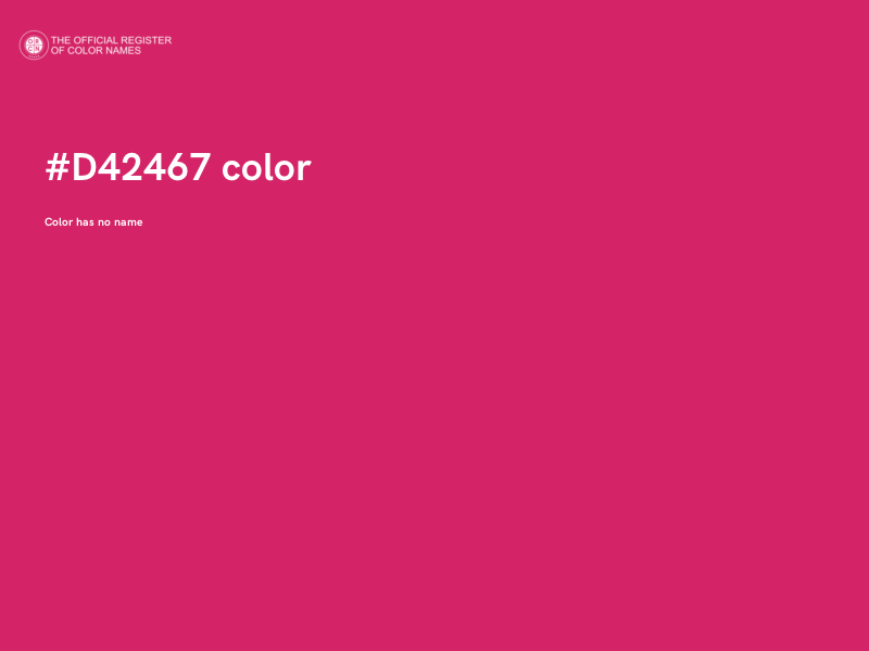 #D42467 color image