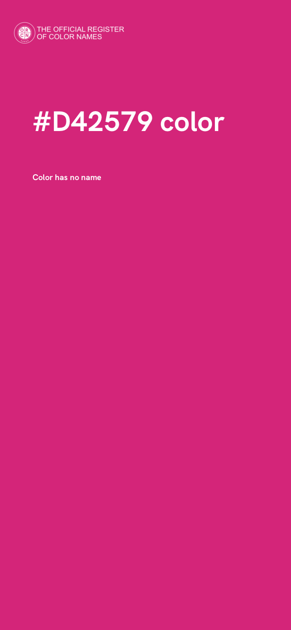 #D42579 color image