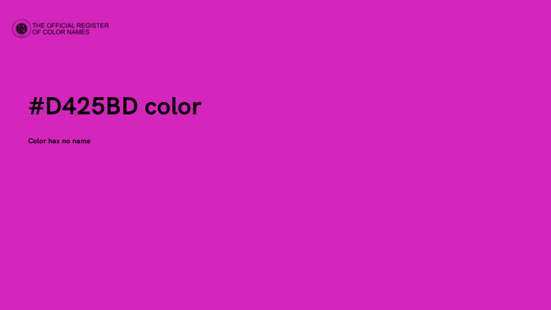 #D425BD color image