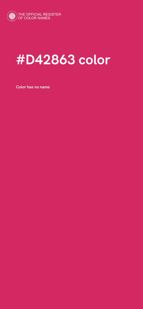 #D42863 color image