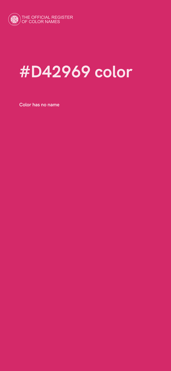 #D42969 color image