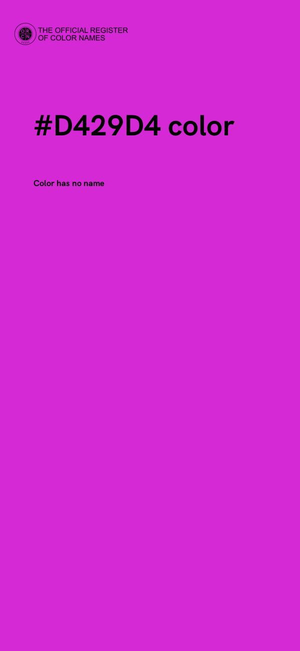 #D429D4 color image