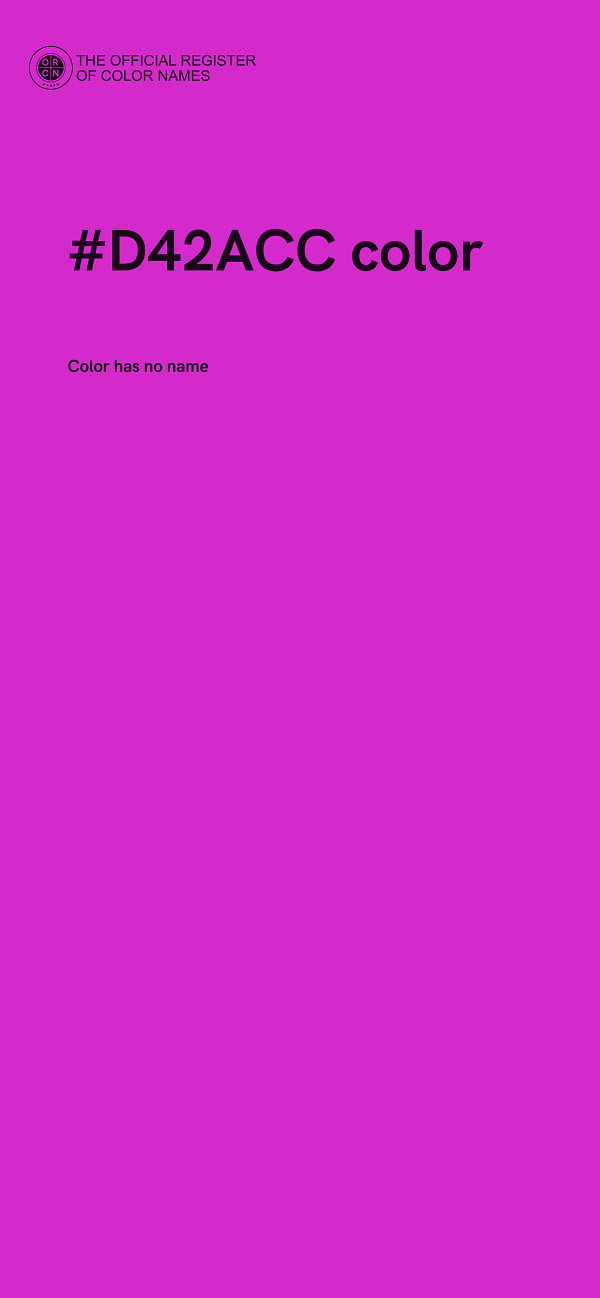 #D42ACC color image