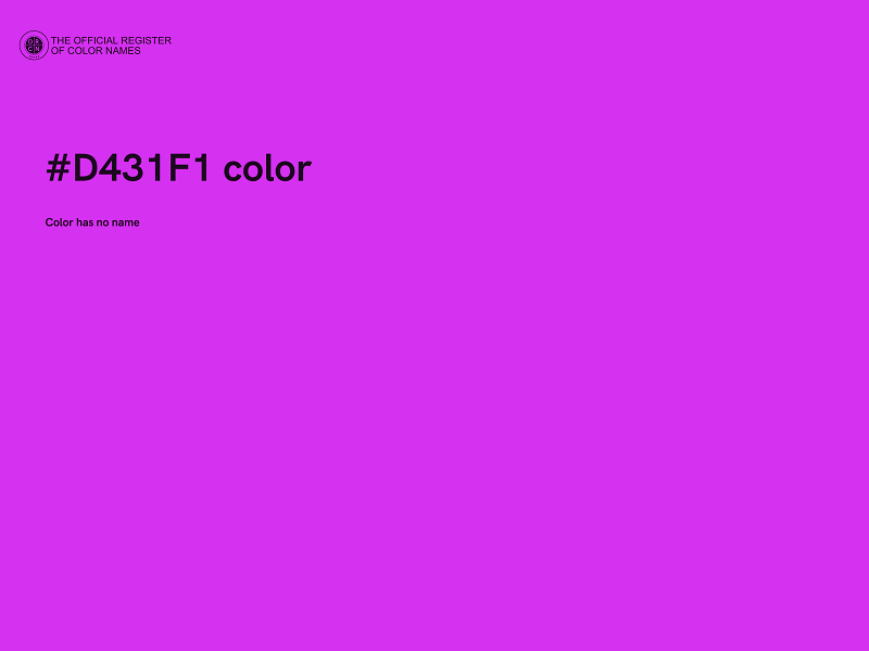 #D431F1 color image