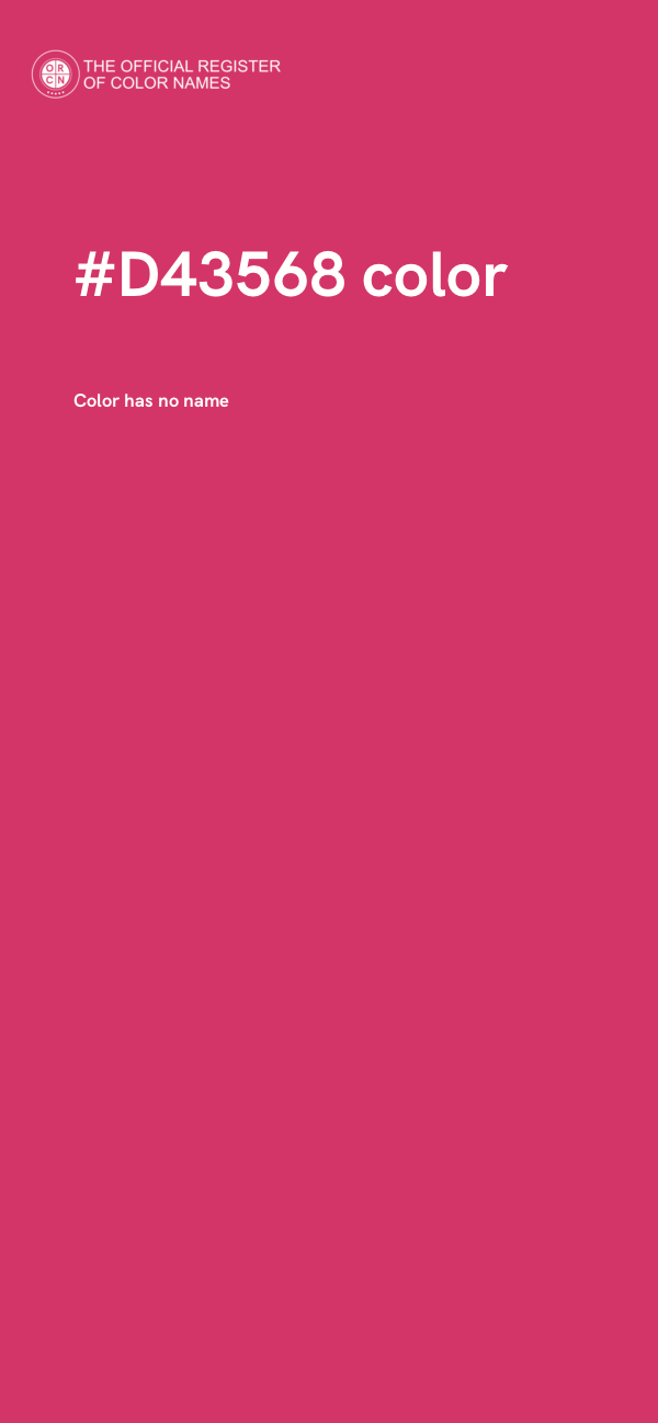 #D43568 color image