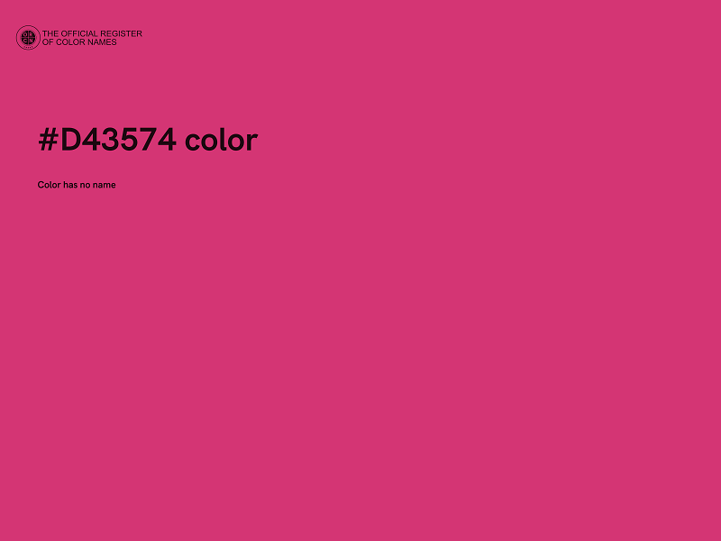#D43574 color image