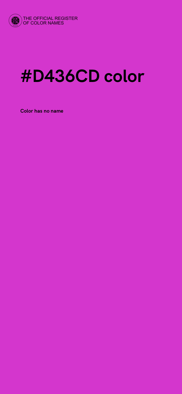 #D436CD color image