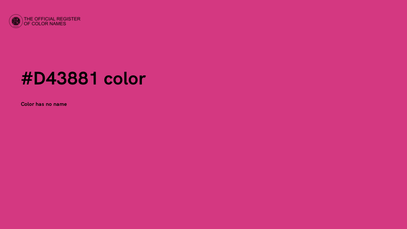 #D43881 color image