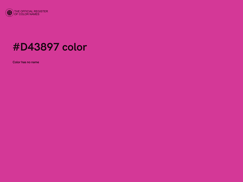 #D43897 color image