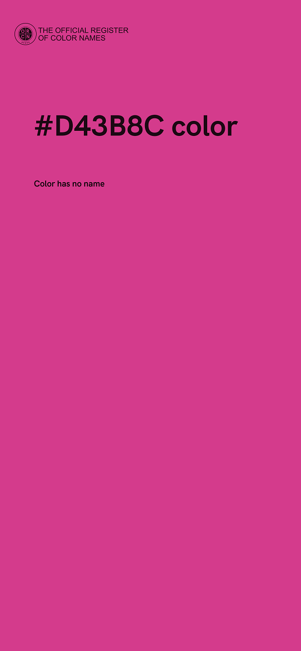 #D43B8C color image