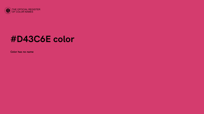 #D43C6E color image