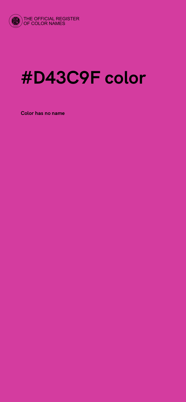 #D43C9F color image