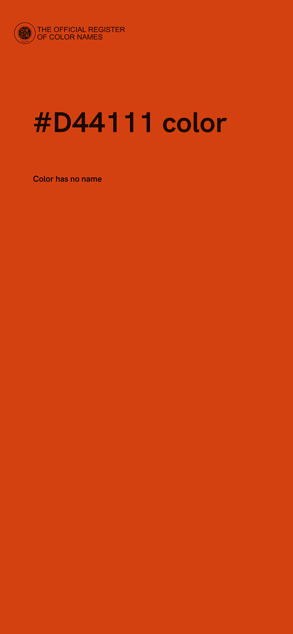 #D44111 color image