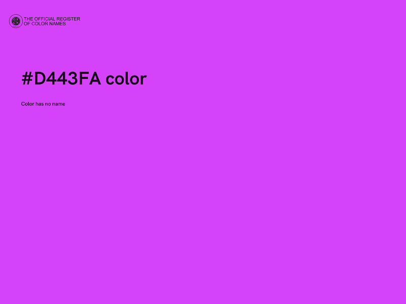 #D443FA color image