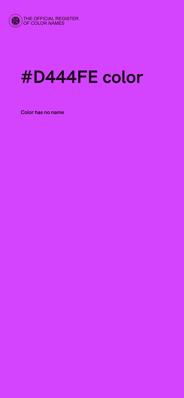 #D444FE color image