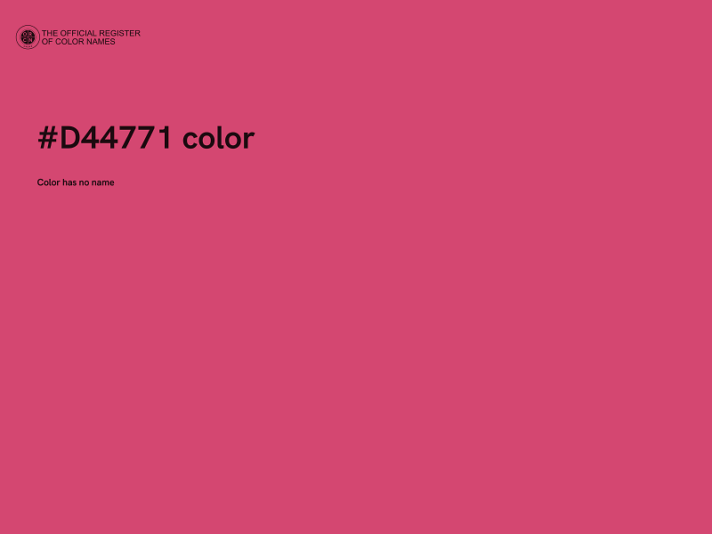 #D44771 color image