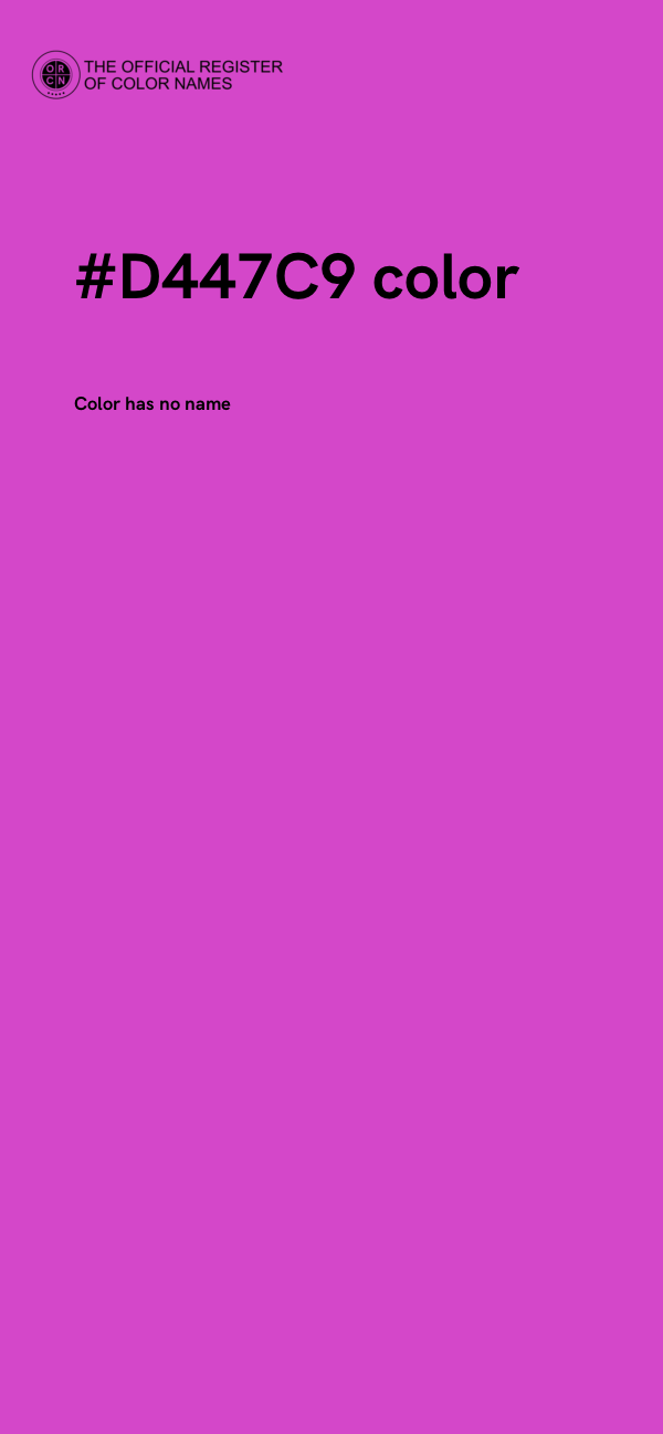 #D447C9 color image