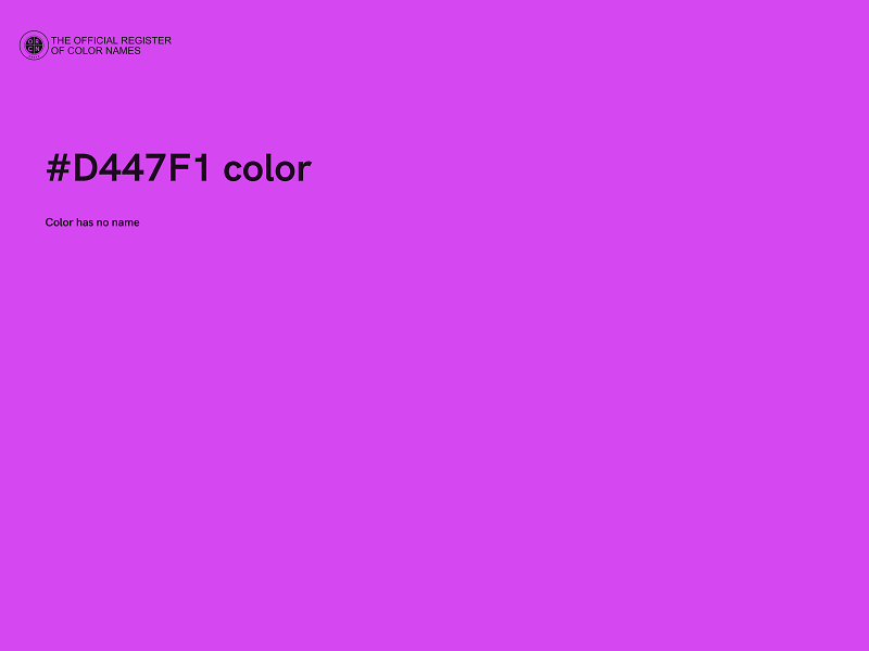 #D447F1 color image