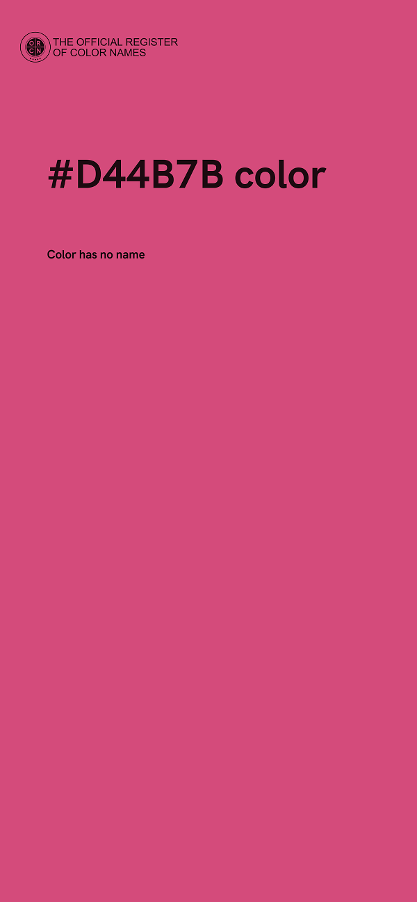 #D44B7B color image