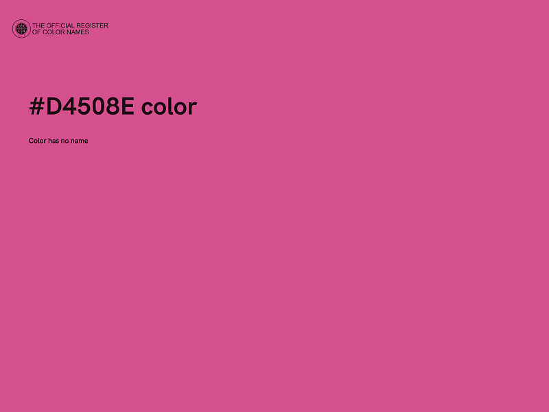 #D4508E color image