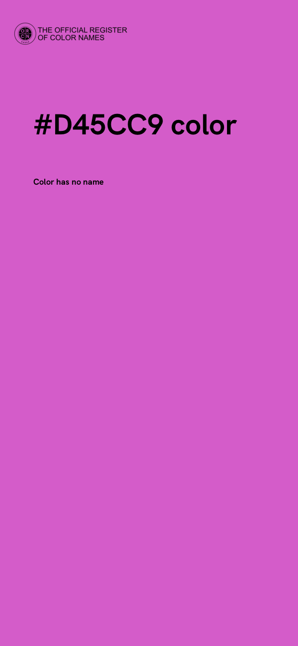 #D45CC9 color image