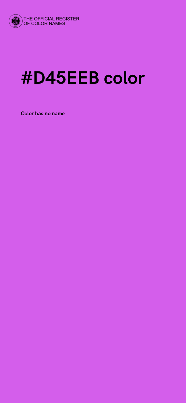 #D45EEB color image