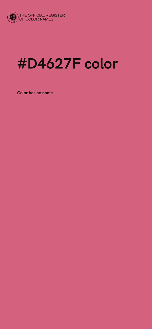 #D4627F color image