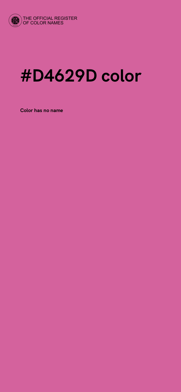#D4629D color image