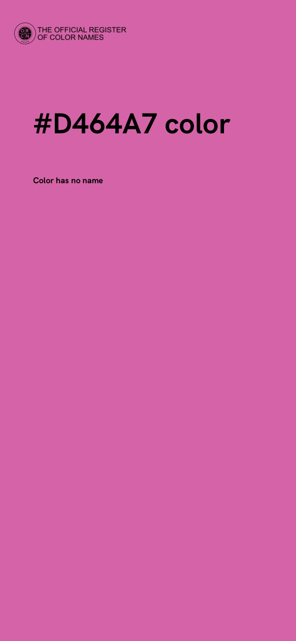 #D464A7 color image