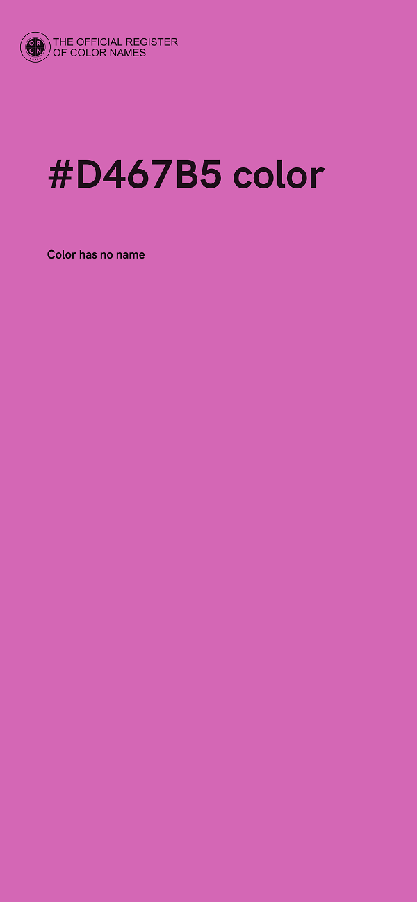 #D467B5 color image