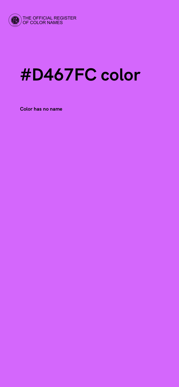 #D467FC color image