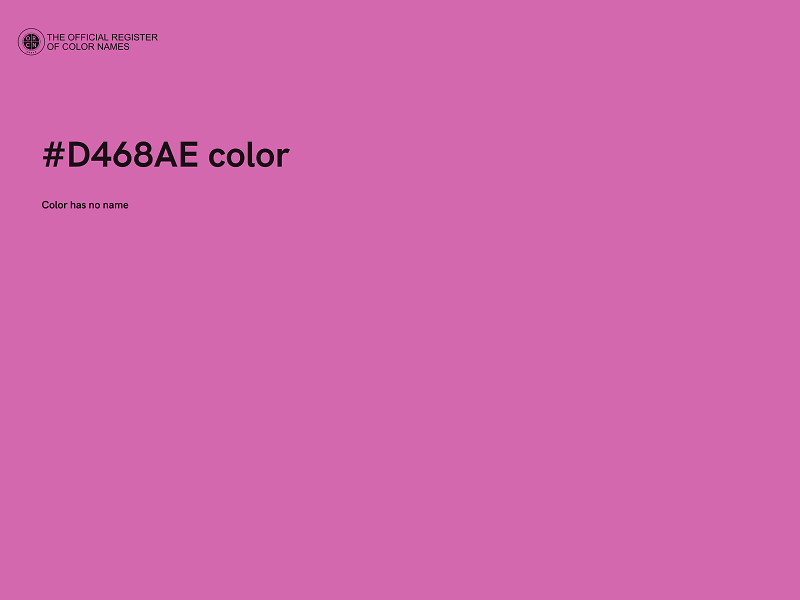 #D468AE color image