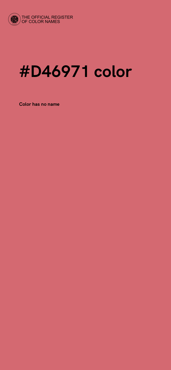 #D46971 color image
