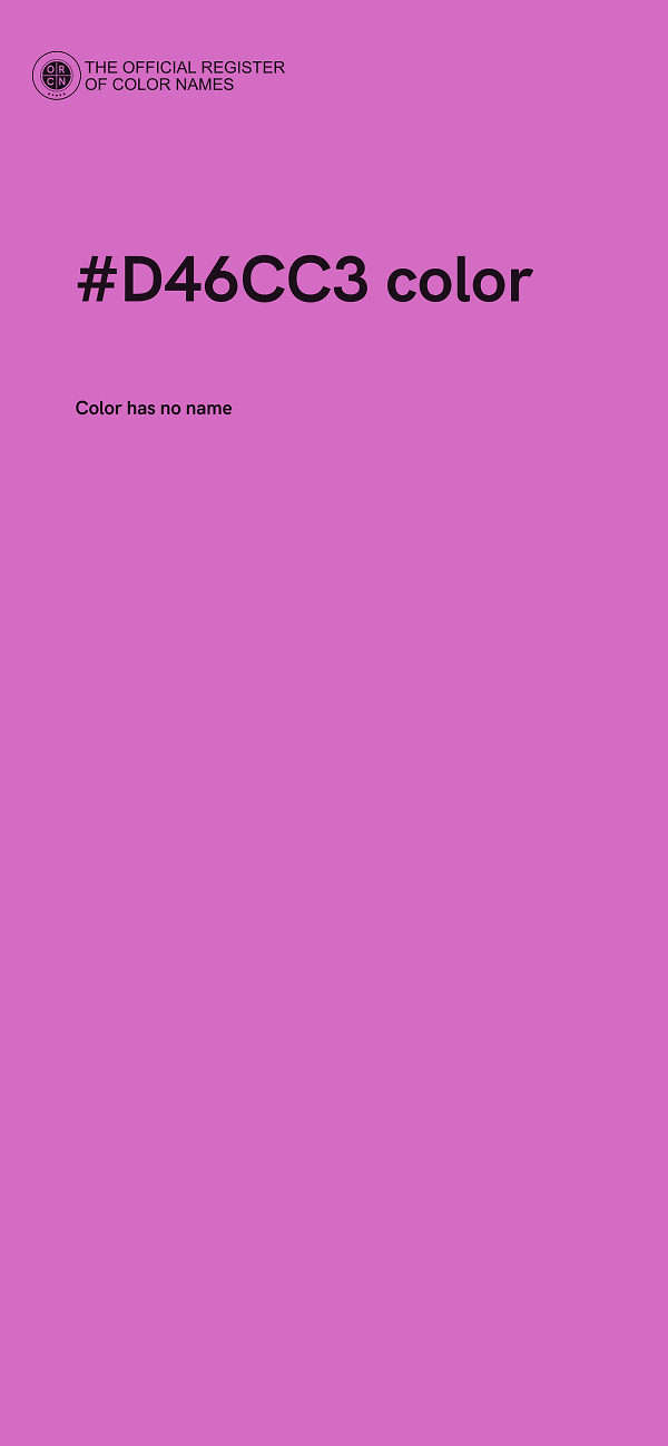 #D46CC3 color image