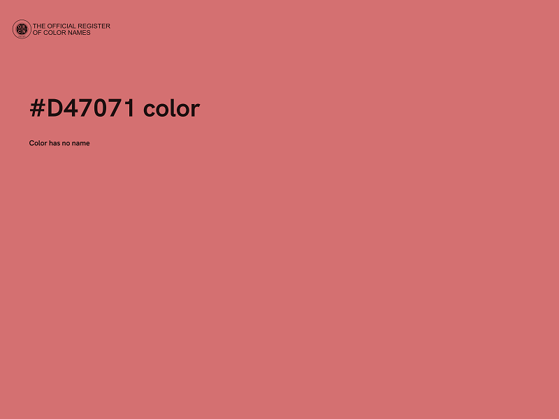 #D47071 color image