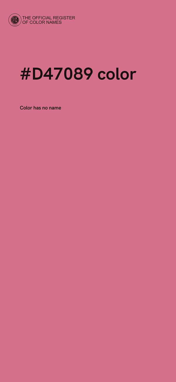 #D47089 color image