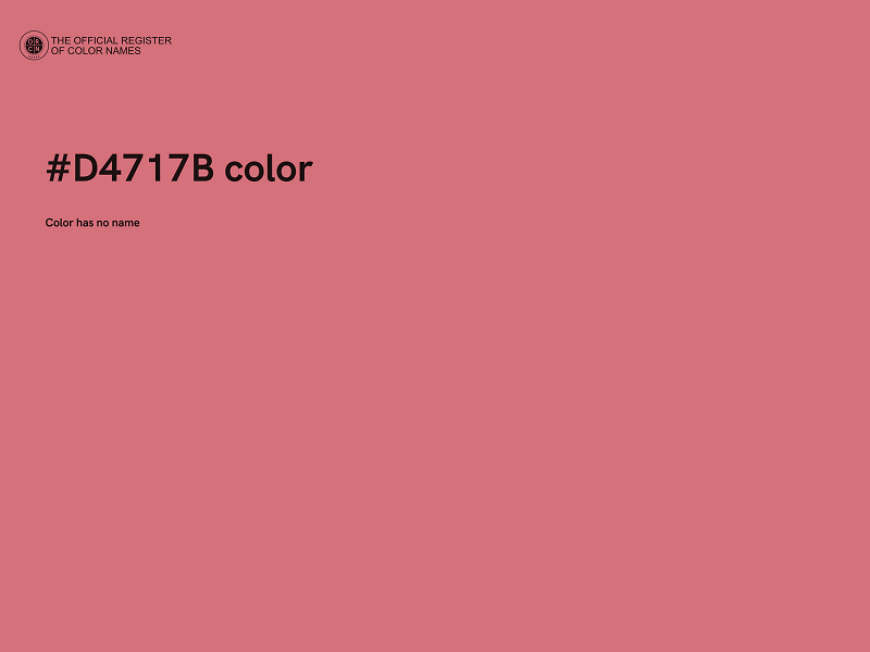 #D4717B color image