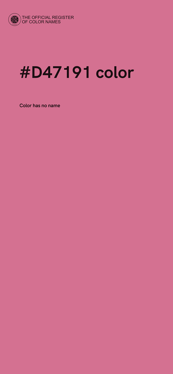 #D47191 color image