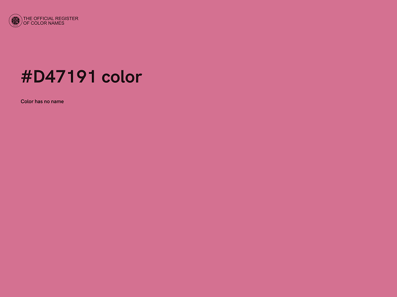 #D47191 color image
