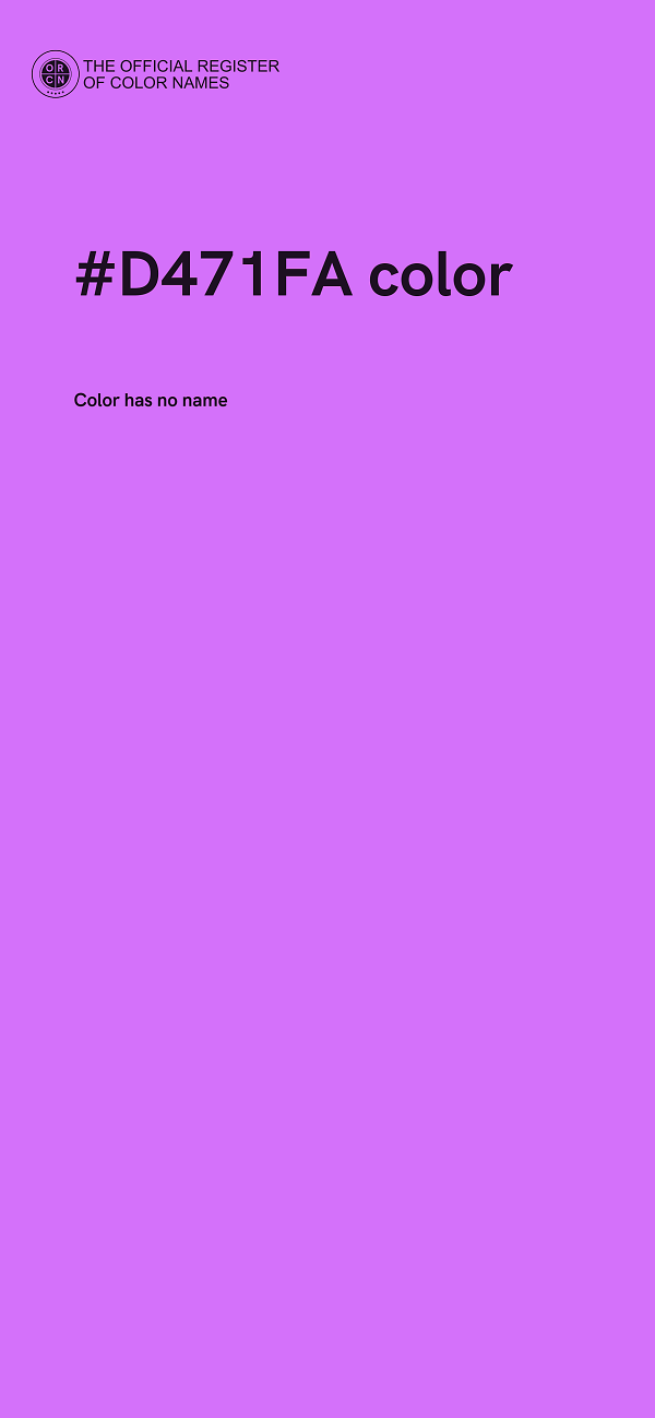 #D471FA color image