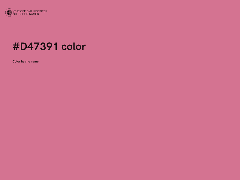 #D47391 color image