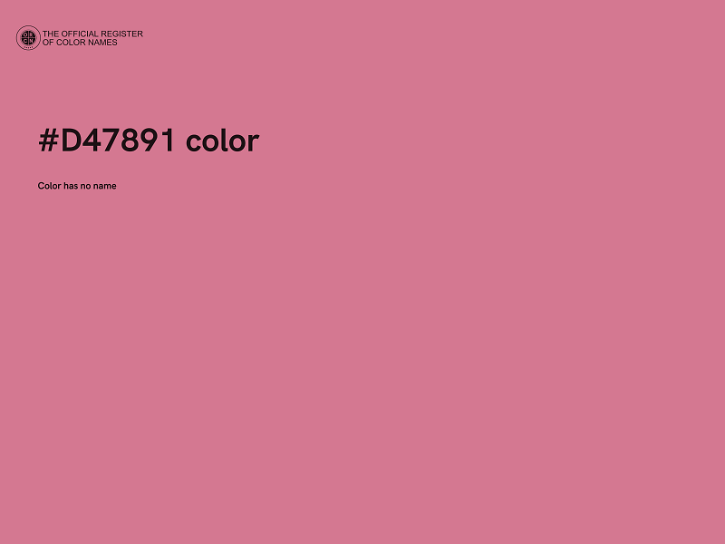 #D47891 color image