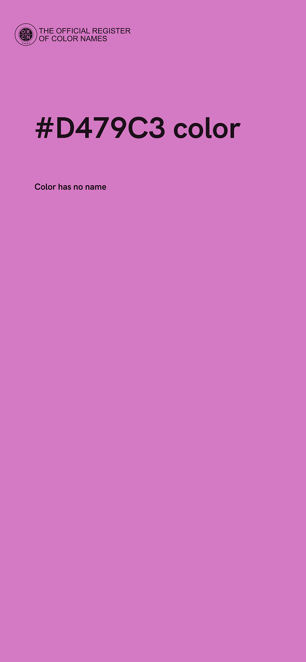 #D479C3 color image